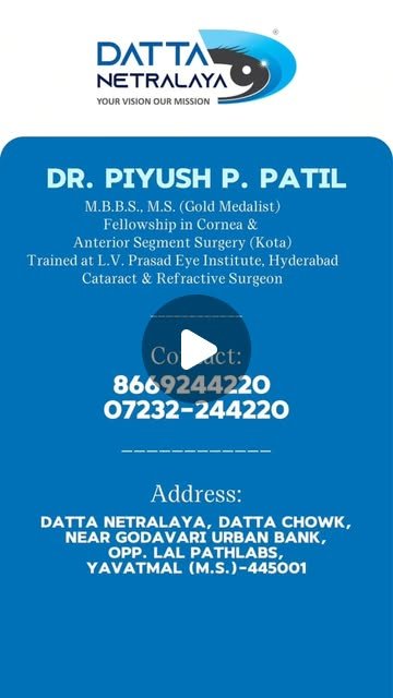 Original Instagram cover for Datta Netralaya Reel 7